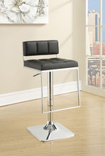 Load image into Gallery viewer, Alameda Adjustable Bar Stool Chrome and Black