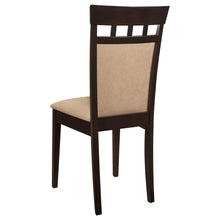 Load image into Gallery viewer, Gabriel 5-piece Rectangular 59-inch Closed Back Dining Set Cappuccino