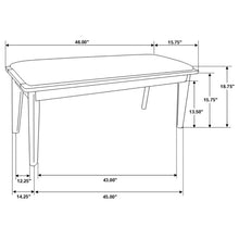 Load image into Gallery viewer, Alfredo Dining Bench