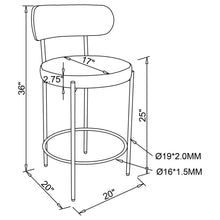 Load image into Gallery viewer, Viola Counter Chair