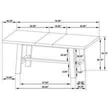 Load image into Gallery viewer, Middleton Extension Dining Table