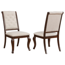 Load image into Gallery viewer, Brockway Tufted Dining Chairs Cream and Antique Java (Set of 2)