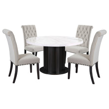 Load image into Gallery viewer, Sherry Rectangular Marble Top Dining Table set