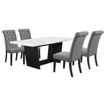 Load image into Gallery viewer, Sherry Rectangular Marble Top Dining Table set