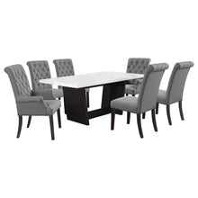 Load image into Gallery viewer, Sherry Rectangular Marble Top Dining Table set
