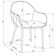 Load image into Gallery viewer, Emma Dining Arm Chair