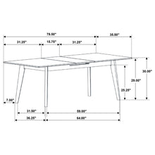 Load image into Gallery viewer, Crestmont Extension Dining Table