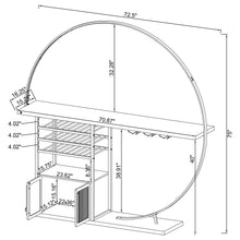 Load image into Gallery viewer, Risley Wine Cabinet with LED Lighting