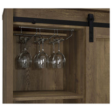 Load image into Gallery viewer, Arlington Bar Cabinet with Sliding Door Rustic Oak