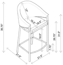 Load image into Gallery viewer, Chadwick Counter Chair