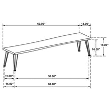 Load image into Gallery viewer, Sherman Dining Bench