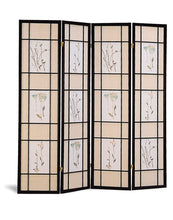 Load image into Gallery viewer, Catabella 4-panel Floral Print Folding Screen Multi-color