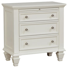 Load image into Gallery viewer, Sandy Beach 3-drawer Nightstand Cream White