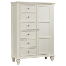 Load image into Gallery viewer, Sandy Beach 8-drawer Door Chest Storage Cream White