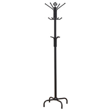 Load image into Gallery viewer, Collier 12-hook Coat Rack Black
