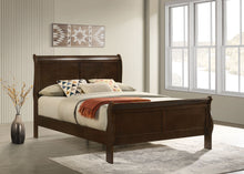 Load image into Gallery viewer, Louis Philippe Sleigh Panel Bed