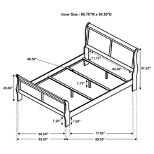 Load image into Gallery viewer, Louis Philippe Bedroom Set
