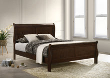 Load image into Gallery viewer, Louis Philippe Sleigh Panel Bed