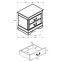 Load image into Gallery viewer, Louis Philippe Nightstand