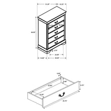 Load image into Gallery viewer, Louis Philippe Chest of Drawers