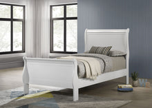 Load image into Gallery viewer, Louis Philippe Sleigh Panel Bed