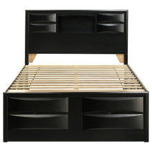 Load image into Gallery viewer, Briana Bookcase Platform Storage Bed
