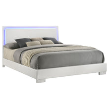 Load image into Gallery viewer, Felicity Panel Bed with LED Lighting