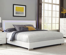Load image into Gallery viewer, Felicity Panel Bed with LED Lighting