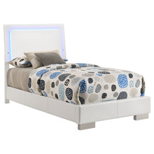 Load image into Gallery viewer, Felicity Panel Bed with LED Lighting