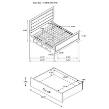 Load image into Gallery viewer, Kauffman Panel Platform Storage Bed