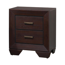 Load image into Gallery viewer, Kauffman 2-drawer Nightstand Dark Cocoa