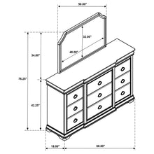 Load image into Gallery viewer, Garland Dresser with Mirror