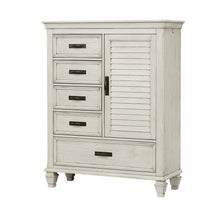 Load image into Gallery viewer, Franco 5-drawer Door Chest Antique White