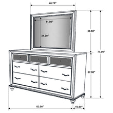 Load image into Gallery viewer, Barzini Dresser with Mirror