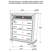 Load image into Gallery viewer, Barzini Chest of Drawers