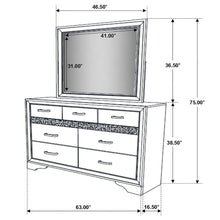 Load image into Gallery viewer, Miranda Dresser with Mirror