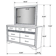 Load image into Gallery viewer, Miranda Dresser with Mirror