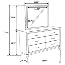 Load image into Gallery viewer, Watson Dresser with Mirror