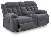 Load image into Gallery viewer, Observation Power Reclining Loveseat with Console