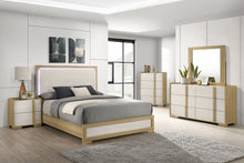 Load image into Gallery viewer, Hyland Panel Bed with LED Lighting