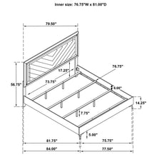 Load image into Gallery viewer, Cassia Panel Bed with LED Lighting