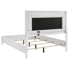 Load image into Gallery viewer, Cassia Panel Bed with LED Lighting