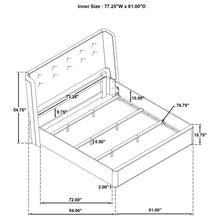 Load image into Gallery viewer, Leandro Wingback Bed