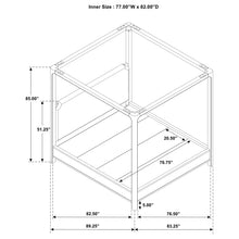 Load image into Gallery viewer, Solano Canopy Panel Platform Bed