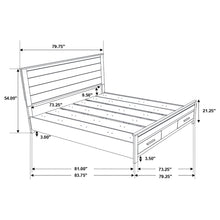 Load image into Gallery viewer, Woodmont Panel Platform Storage Bed