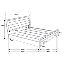 Load image into Gallery viewer, Woodmont Panel Platform Storage Bed