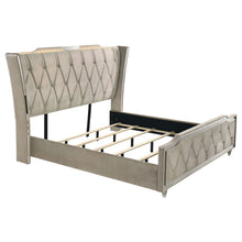 Load image into Gallery viewer, Lorient Wingback Bed with LED Lighting