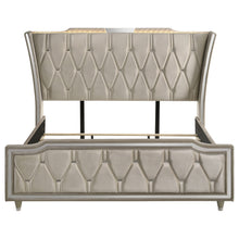 Load image into Gallery viewer, Lorient Wingback Bed with LED Lighting