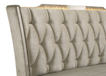 Load image into Gallery viewer, Lorient Wingback Bed with LED Lighting