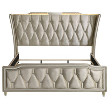 Load image into Gallery viewer, Lorient Wingback Bed with LED Lighting